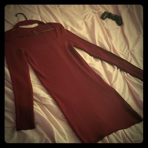 Ruby Red Bodycon Dress